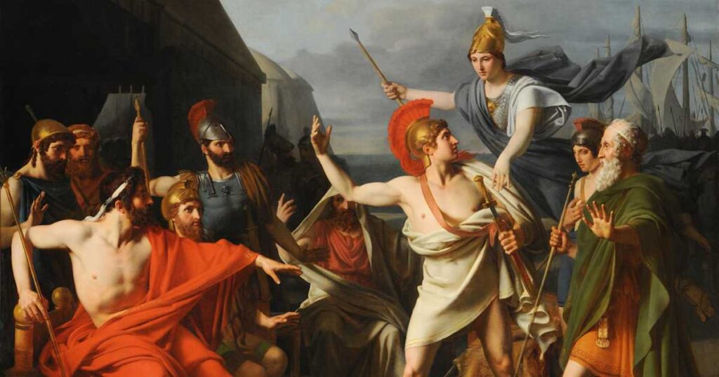 akhilleus-1024x538 Truva Savaşı Eris'in Altın Elması Helen'in Kaçırılışı Mitoloji 